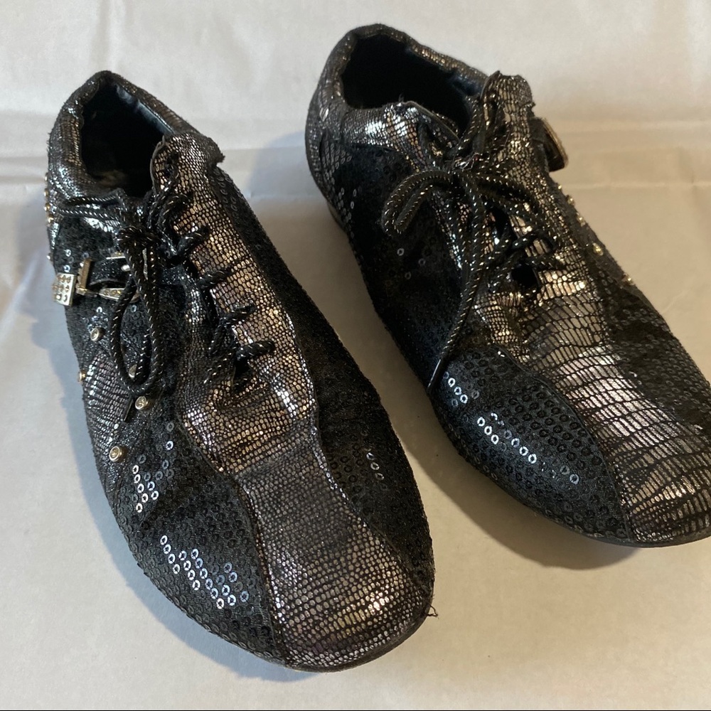 SELINA BY SUMMER RIO SEQUINS BLING SNEAKERS